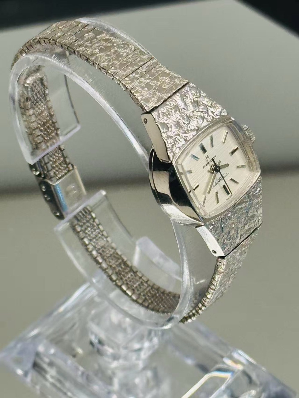 Vintage Hamilton Electronic Ladies 19mm Watch 10K RGP  New Battery Running - Picture 7 of 11